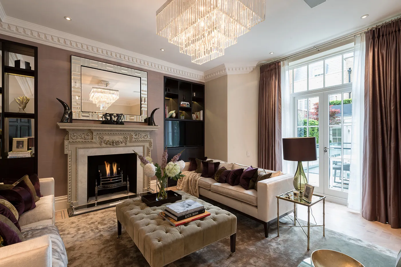 Interior of a London home showing finished wall and woodwork after property repair work